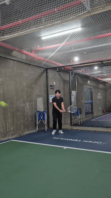 2025_11_28 am 01:00 포핸드, 백핸드 연습 (머신볼) 이미지 2
