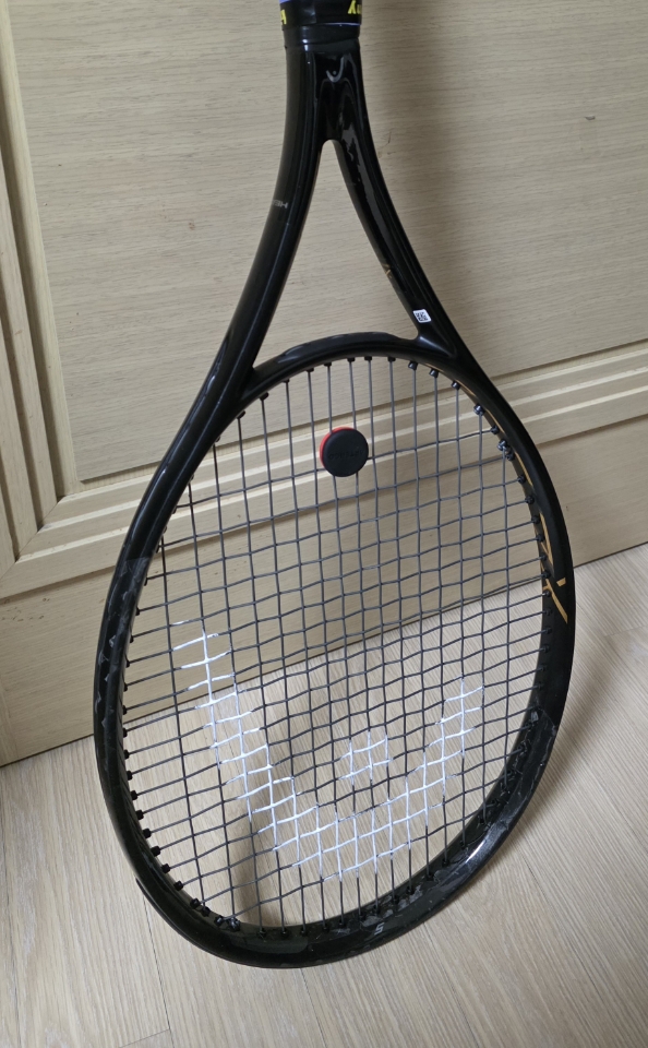 팝니다] 헤드 스피드X 올블랙(골드) 285 스트링교환 포함 이미지 1